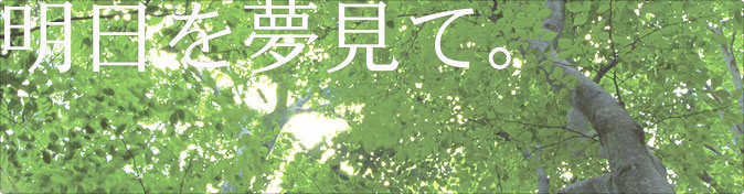 明日を夢見て。